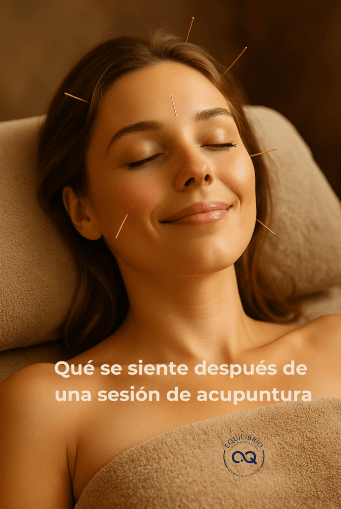 ¿Qué se siente después de una sesión de acupuntura?Esta es una de las preguntas más comunes que recibimos en nuestra consulta. Y la respuesta es: depende de cada persona, pero casi siempre es positiva.En EQUILIBRIO by Txema Azkona, cada sesión de acupuntura es un tratamiento personalizado, adaptado a tu estado físico, emocional y energético. Por eso, las sensaciones tras la sesión pueden variar. Pero sí hay una serie de efectos comunes que muchos pacientes comparten tras salir de la consulta.