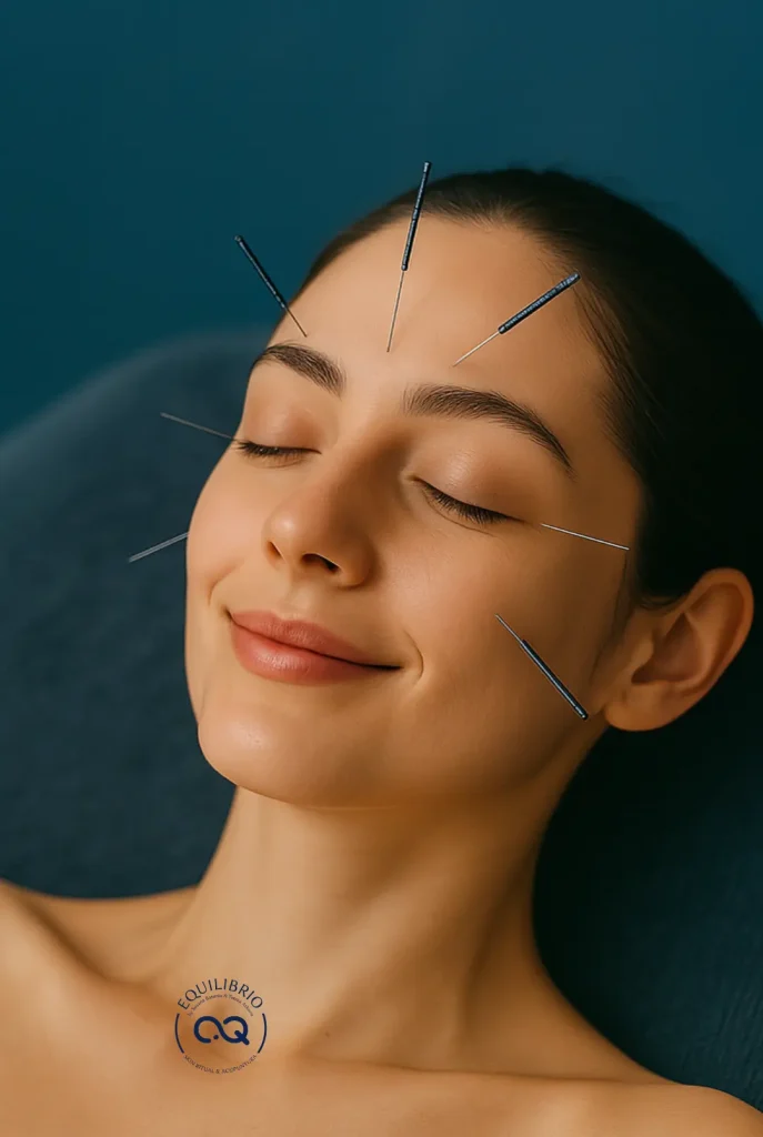 El lifting facial con acupuntura es una técnica no invasiva que estimula tu piel desde adentro para mejorar elasticidad, luminosidad y firmeza—sin bisturí, sin rellenos. 🔍 Lo que buscamos con el lifting facial con acupuntura: Reactivar la microcirculación Estimular fibroblastos para producir colágeno y elastina Tono muscular suave en áreas faciales Remodelado interno gradual ✨ Beneficios que puedes experimentar: • Textura más suave y uniforme • Efecto lifting gradual en zonas de flacidez leve • Piel más luminosa gracias al mejor flujo sanguíneo